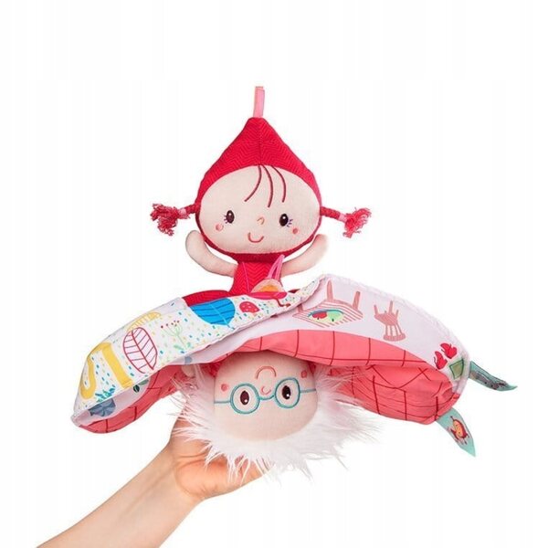 Bambola di pezza Lilliputiens Cappuccetto Rosso, 20 cm, corda a doppia faccia