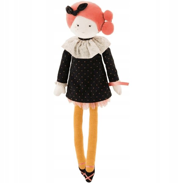 Bambola Constance 47 cm Les Parisiennes elegante con vestito nero a pois