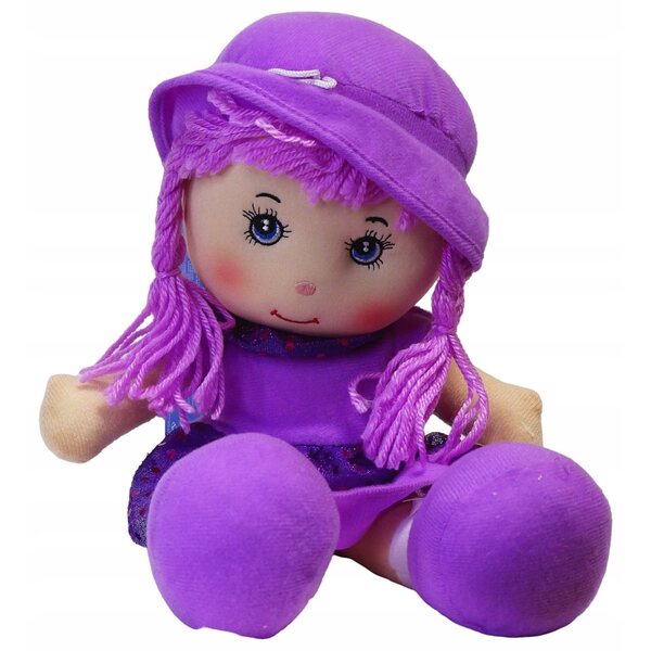 Bambola di pezza da 35 cm con cappello: un giocattolo morbido e sicuro per i bambini