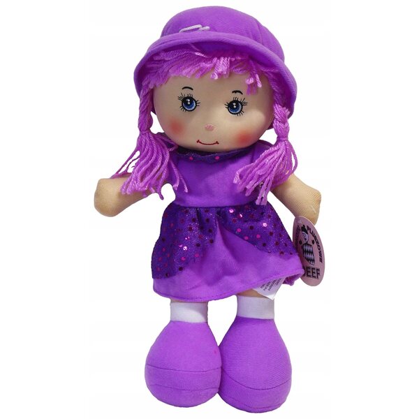 Bambola di pezza da 35 cm con cappello: un giocattolo morbido e sicuro per i bambini