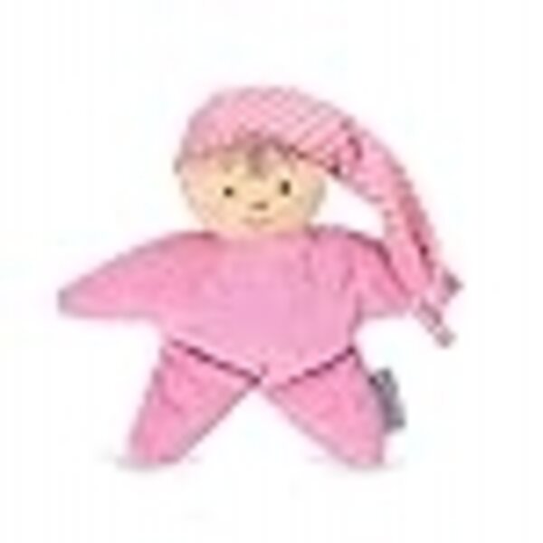 Sterntaler Puppe mit Rassel 16 cm rosa für Neugeborene und Kinder ab 3 Jahren