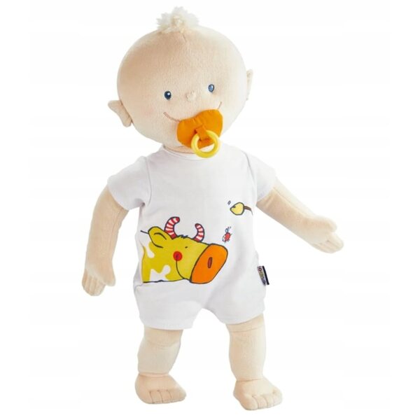 HABA Kruszki - Baby bambole beige con succhietto magnetico per bambini 16m+
