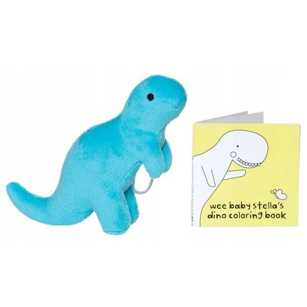 Manhattan Toy Dino Fan 29,2 cm große Stoffpuppe mit pädagogischem Zubehör