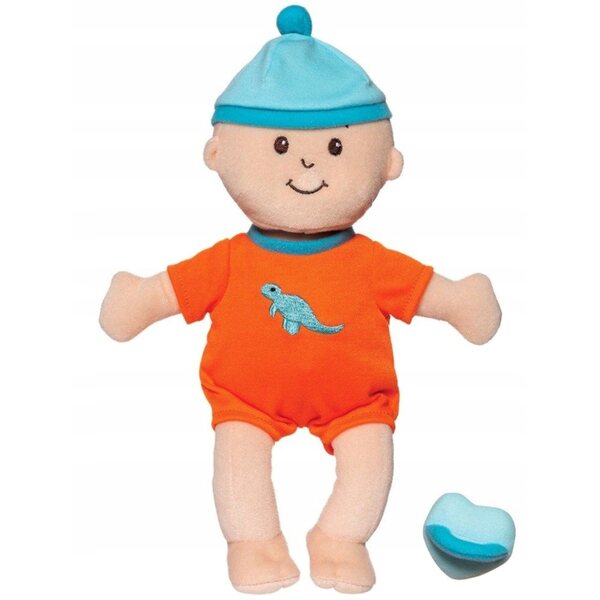 Manhattan Toy Dino Fan 29,2 cm große Stoffpuppe mit pädagogischem Zubehör