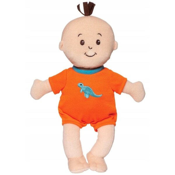 Manhattan Toy Dino Fan 29,2 cm große Stoffpuppe mit pädagogischem Zubehör