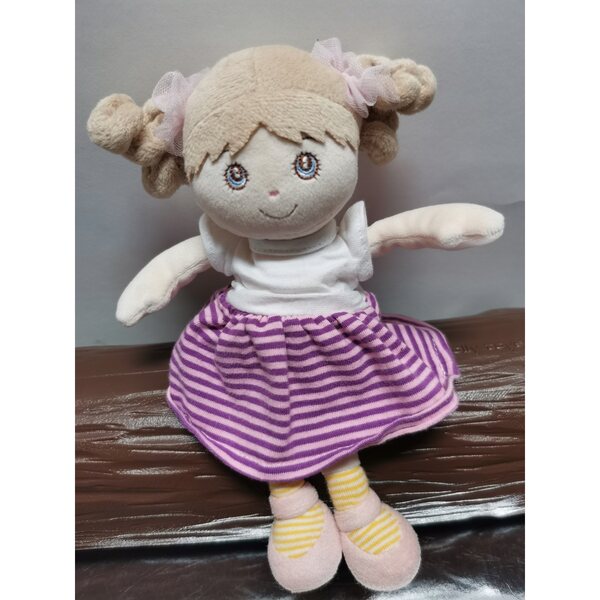 Bukowski Peluche Piccola Rosa Doll 18 cm - Bambola mascotte con un vestito
