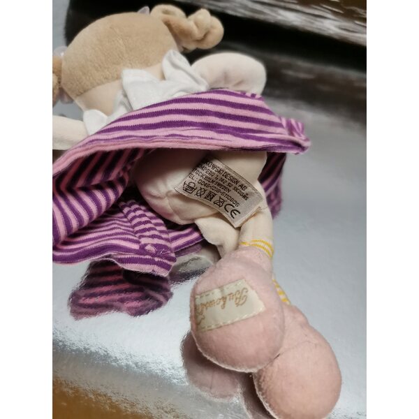 Bukowski Peluche Piccola Rosa Doll 18 cm - Bambola mascotte con un vestito