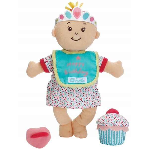Manhattan Toy Wee Baby Stella Duftpuppen-Vanille-Pfirsich-Geburtstagsset