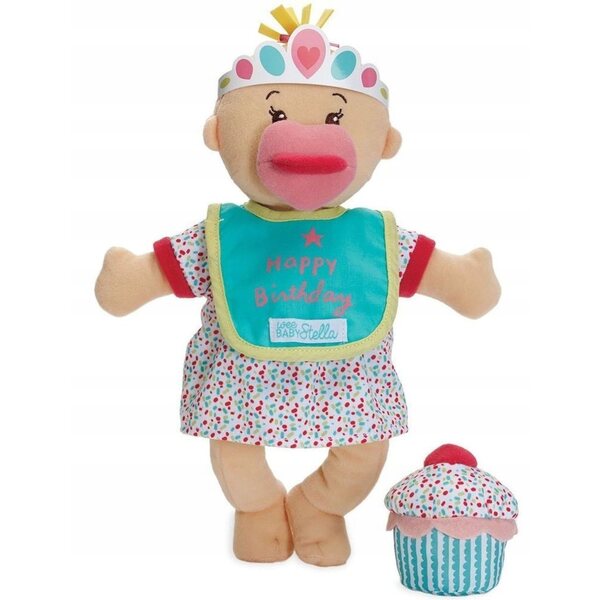 Manhattan Toy Wee Baby Stella Duftpuppen-Vanille-Pfirsich-Geburtstagsset