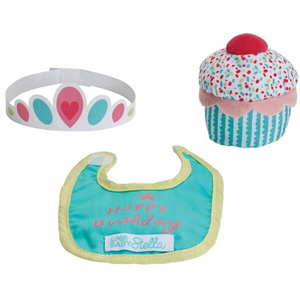 Manhattan Toy Wee Baby Stella Duftpuppen-Vanille-Pfirsich-Geburtstagsset