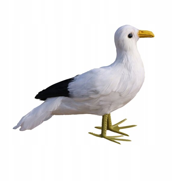 Realistischer künstlicher Vogel aus Polyethylen mit natürlichen Federn, 40 cm