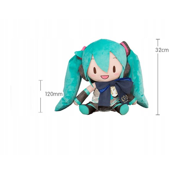 Hatsune Miku Plüsch 32 cm weich, zart und mit sicherem Leuchteffekt