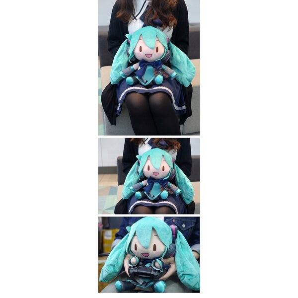 Hatsune Miku Plüsch 32 cm weich, zart und mit sicherem Leuchteffekt
