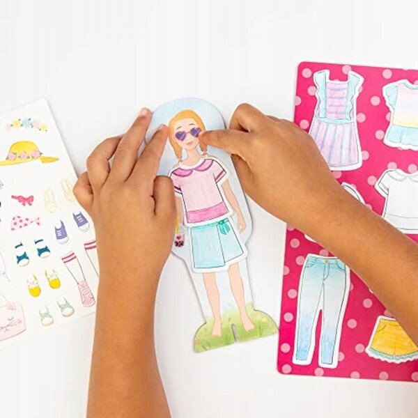 Learning Resources PaperCraft Sweet Boutique - Bambole di carta e moda personalizzabile