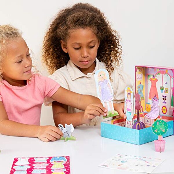 Learning Resources PaperCraft Sweet Boutique - Bambole di carta e moda personalizzabile