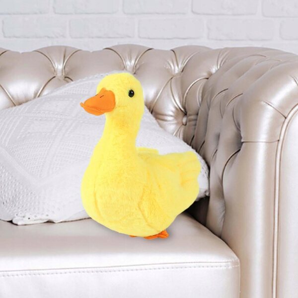 Pupazzo di Peluche Anatra Morbida 26 cm Giocattolo Soffice per Bambini e Decorazione