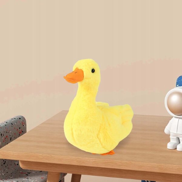 Pupazzo di Peluche Anatra Morbida 26 cm Giocattolo Soffice per Bambini e Decorazione