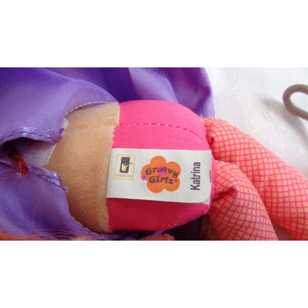 Set 2 bambole di pezza Groovy Girls Katrina e Raelyn alte 34 cm lavabili