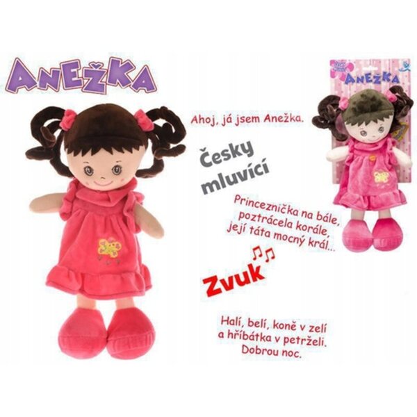 Agnieszka brünette Puppe 36 cm spricht und singt auf Polnisch