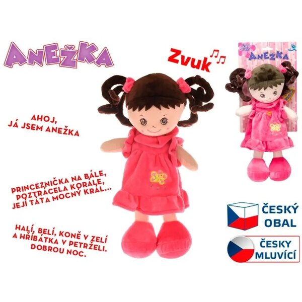 Agnieszka brünette Puppe 36 cm spricht und singt auf Polnisch