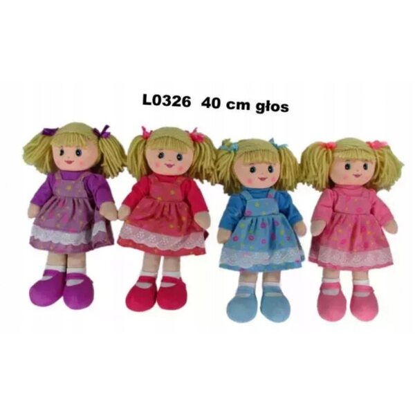 Bambola di pezza Sun-Day 42 cm con effetti sonori, adatta a bambini da 3 anni