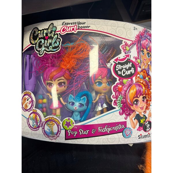 Bambole Curli Girls con capelli e accessori magici - set Silverlit usato