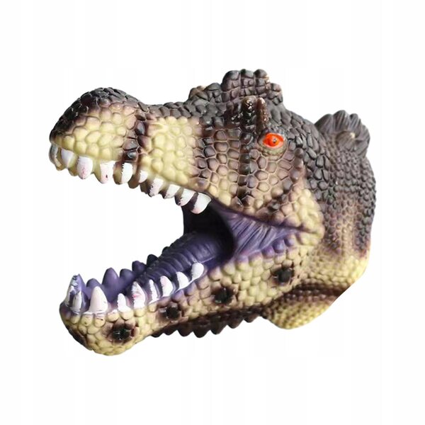 Pacynka Dino Spinosauro Verde Realistica per Bambini - Giocattolo Educativo