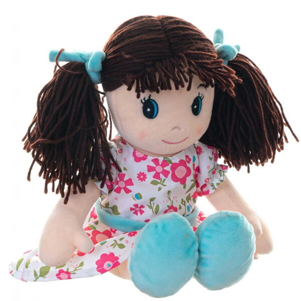 Bambola di stoffa Emma 40 cm con suoni e canzoni per neonati Teddies