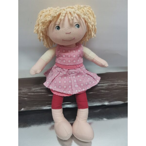Bambola di pezza Haba Felina, ragazza di peluche, 32 cm, bionda