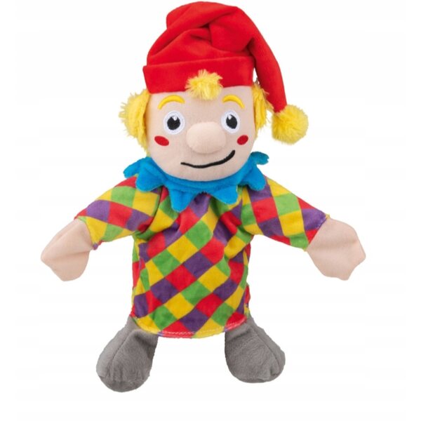 Marionetta giocosa in pezza per teatro per bambini 0+