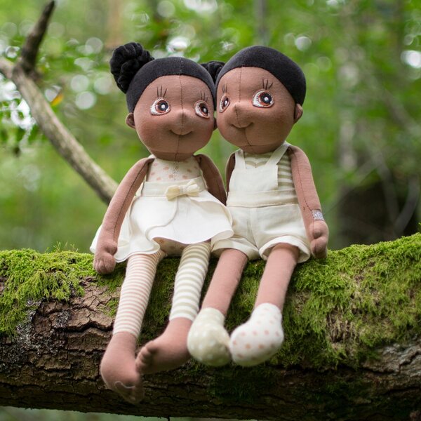 Rubens Barn Poppy EcoBuds bambola 35 cm - Primo peluche ecologico per bambini