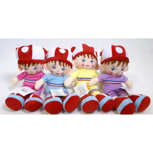 Weiche Midex-Puppe 47 cm aus Stoff, ideal für Kinder ab 3 Jahren