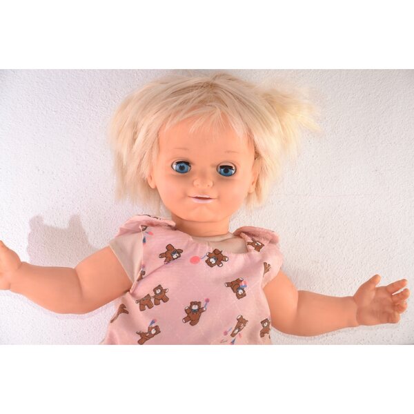 Bambola vintage Bebi Mia Gig Galoob 46 cm in tessuto del 1985