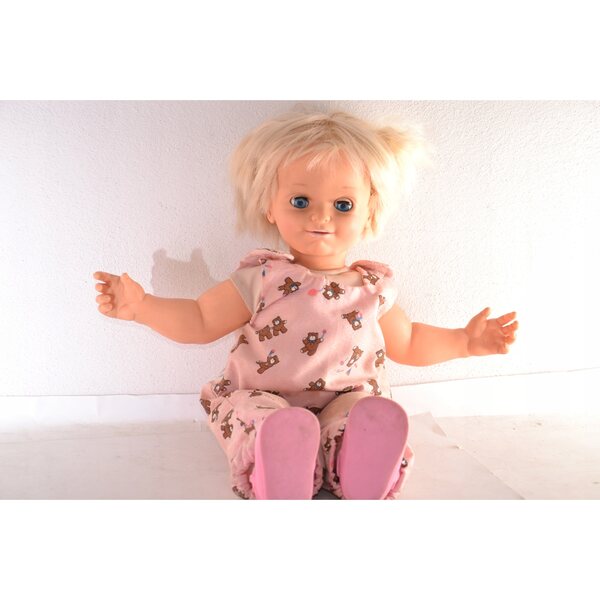 Bambola vintage Bebi Mia Gig Galoob 46 cm in tessuto del 1985