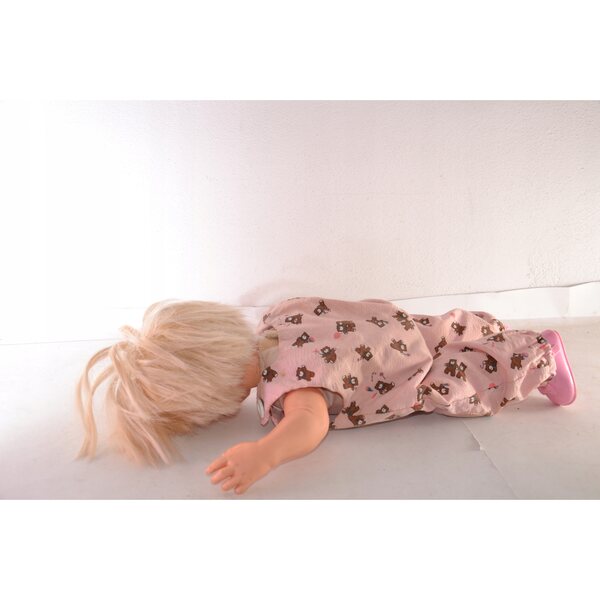Bambola vintage Bebi Mia Gig Galoob 46 cm in tessuto del 1985