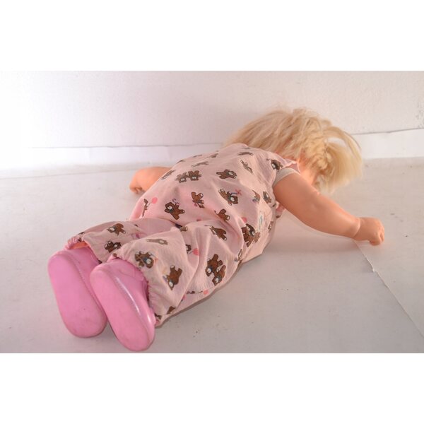 Bambola vintage Bebi Mia Gig Galoob 46 cm in tessuto del 1985