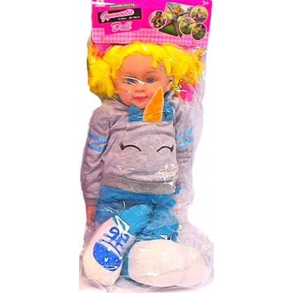 Bambola elastica con gambe allungabili Dromader, altezza 61-95 cm