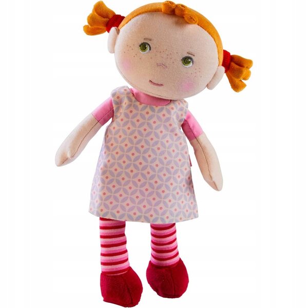 Roya - Morbida bambola di stoffa in pile soffice 25 cm con capelli rossi