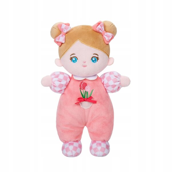 Lalola Morbida per Neonati 25 cm in Tessuto Rosa – Giocattolo Morbido per Bambini
