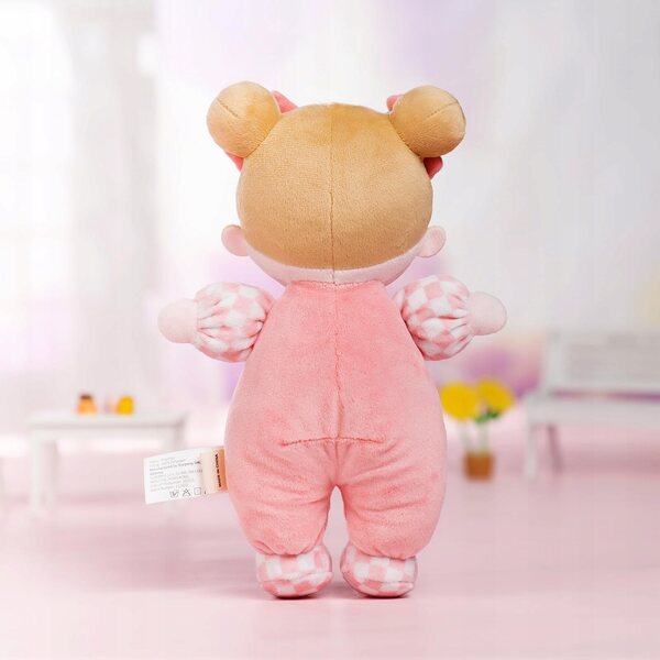 Lalola Morbida per Neonati 25 cm in Tessuto Rosa – Giocattolo Morbido per Bambini