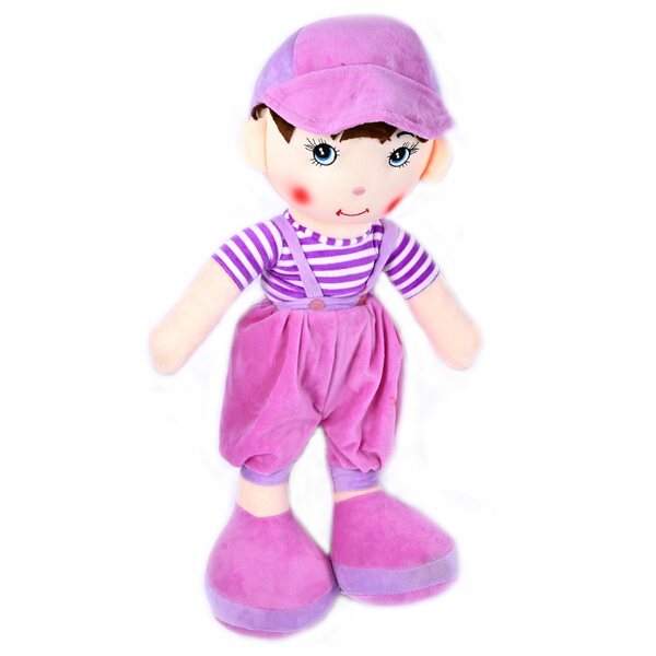 Große weiche und farbenfrohe 60 cm große Baby-Stoffpuppe, perfekt als Kuscheltier
