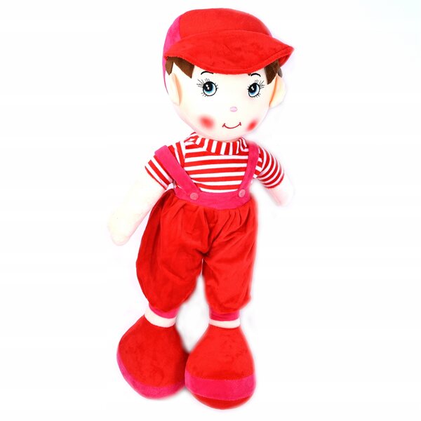 Große weiche und farbenfrohe 60 cm große Baby-Stoffpuppe, perfekt als Kuscheltier