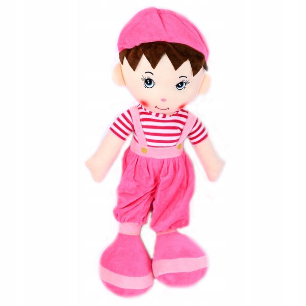 Große weiche und farbenfrohe 60 cm große Baby-Stoffpuppe, perfekt als Kuscheltier