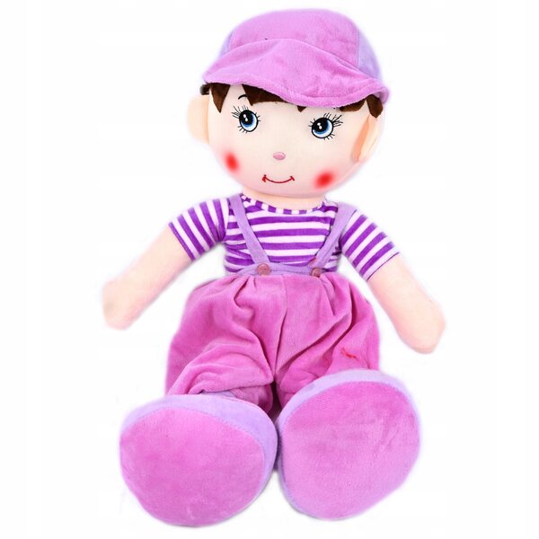 Große weiche und farbenfrohe 60 cm große Baby-Stoffpuppe, perfekt als Kuscheltier