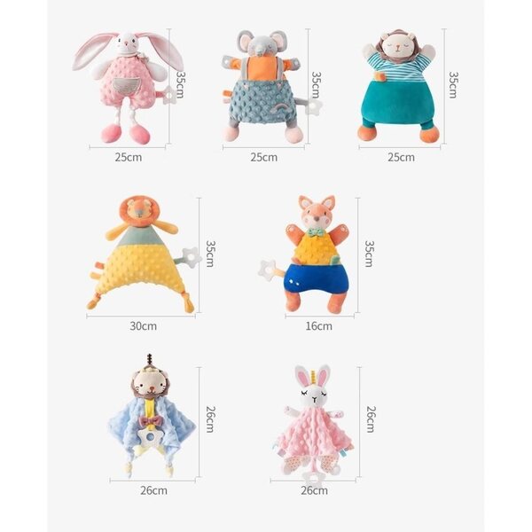 Gefüllter Elchhase 35 cm – sicheres und anregendes Stofftier für Babys mit CE-Zertifikat