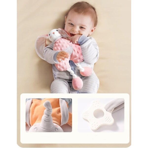 Gefüllter Elchhase 35 cm – sicheres und anregendes Stofftier für Babys mit CE-Zertifikat