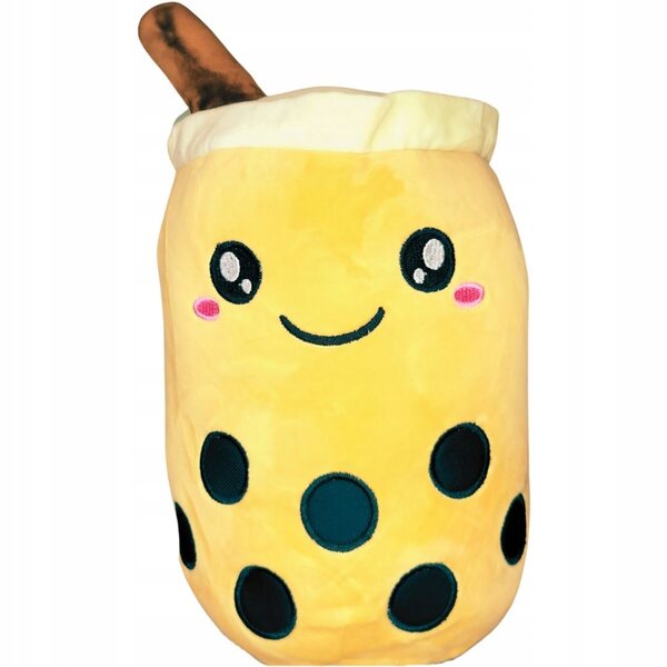 Peluche Bubble Tea morbido 45 cm con cerniera, regalo perfetto per bambini