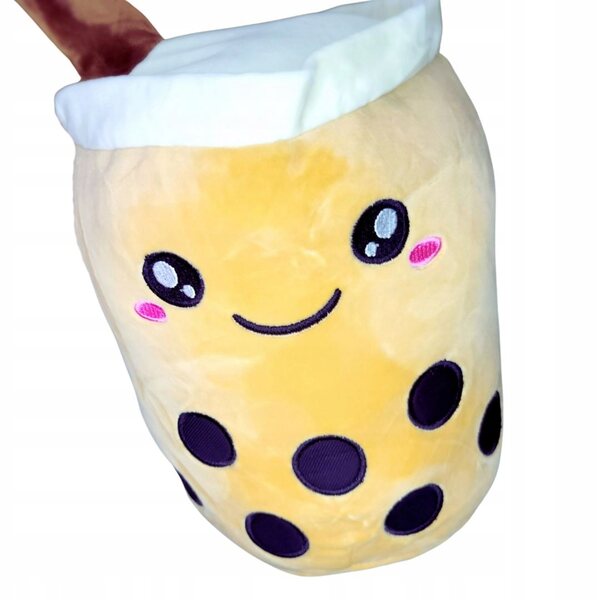 Peluche Bubble Tea morbido 45 cm con cerniera, regalo perfetto per bambini