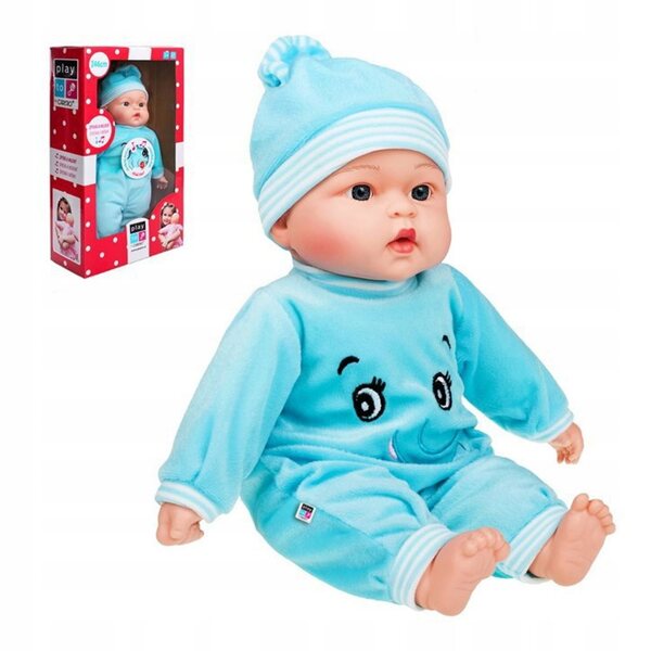 Bambola di pezza PlayTo da 46 cm che parla e canta in polacco per bambini