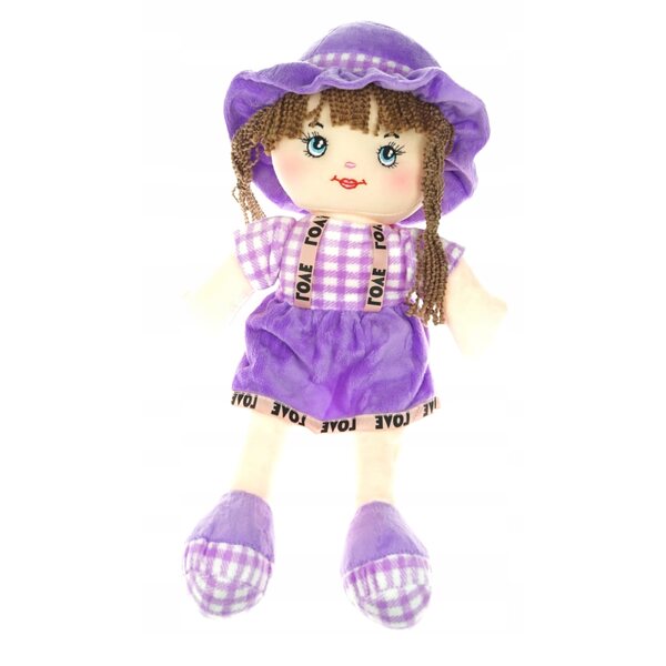 Laluka peluche 50 cm con vestiti in velluto per bambini dai 3 anni